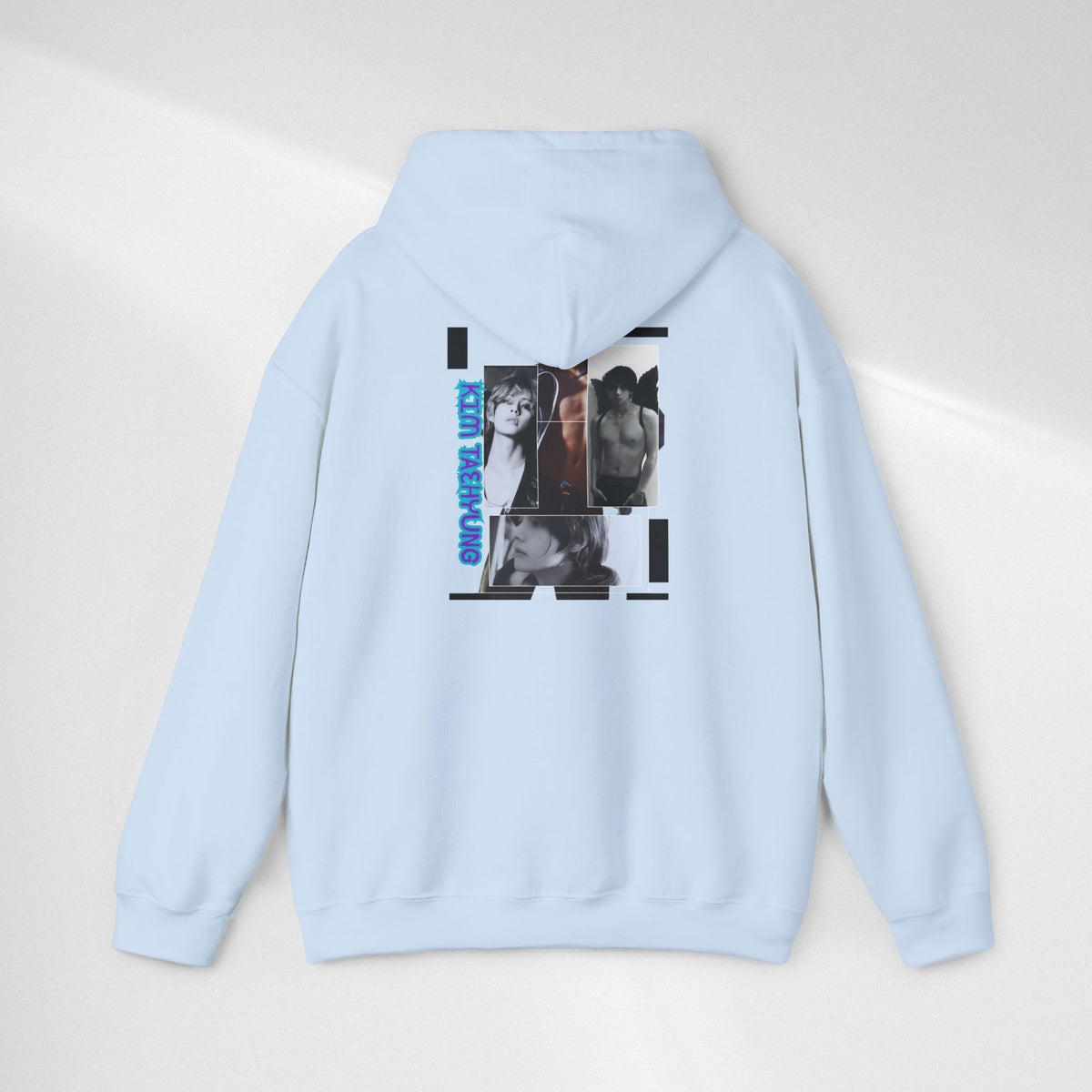 Graphic Hoodie — Photo Collage Streetwear "KIM TAEHYUNG"