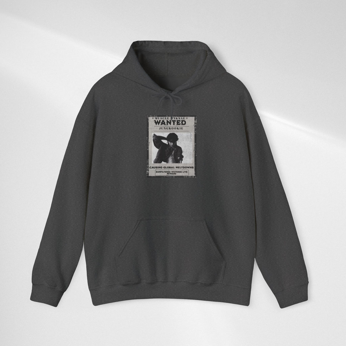 Hoodie - Vintage 'Wanted' Poster Graphic Pullover