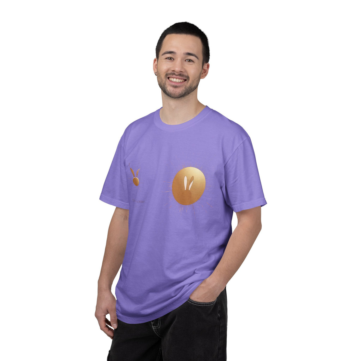 JK Gold Bunny Minimalist T-Shirt