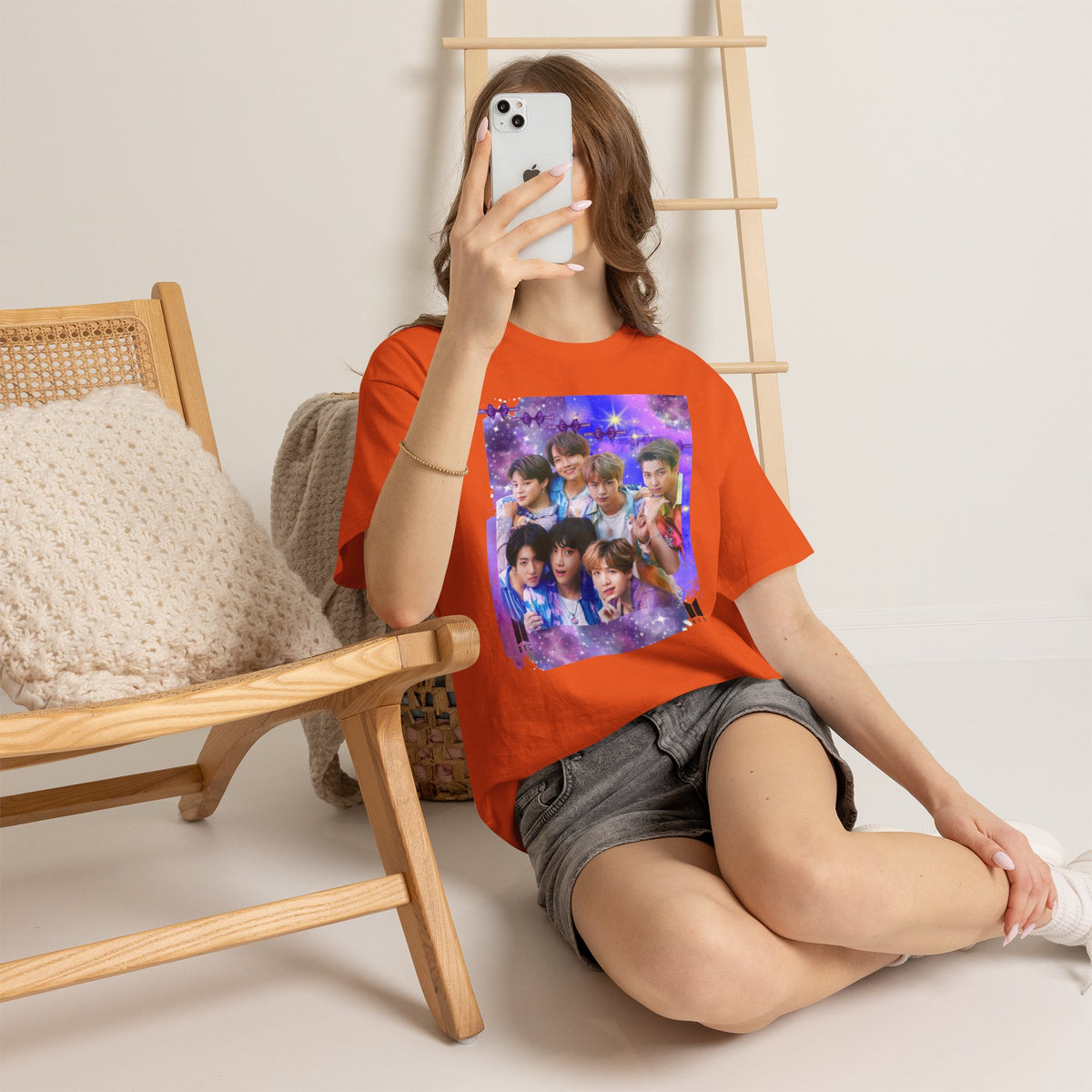 BTS Galaxy Photo Tee