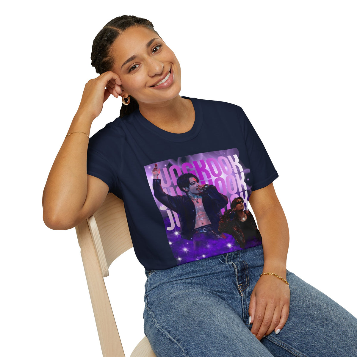Jungkook 97 Fan Tee — Purple K-Pop BTS T-Shirt
