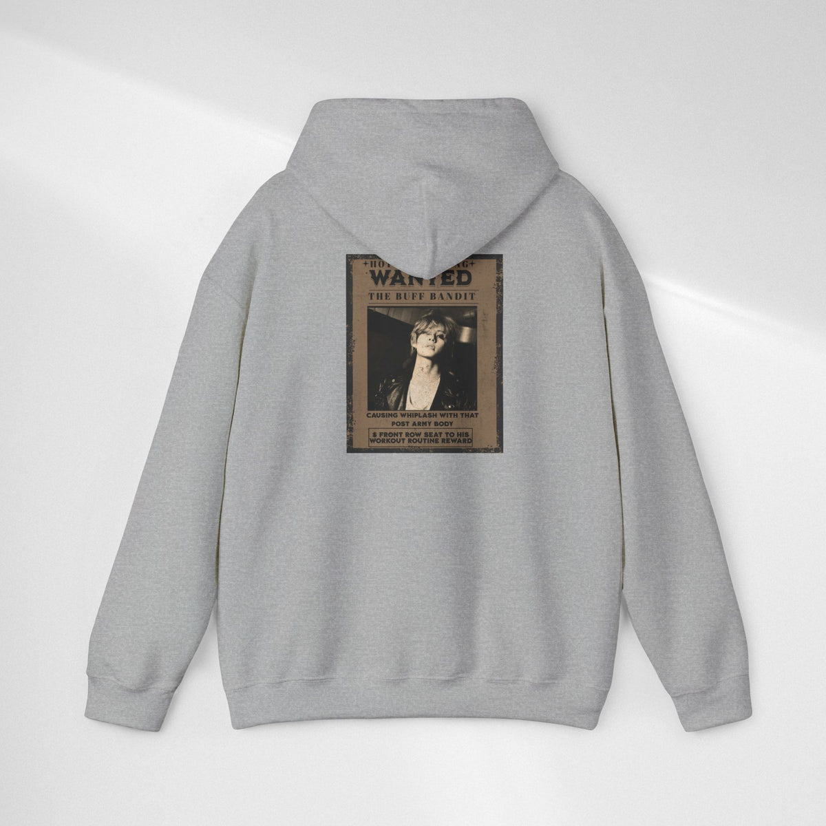 Vintage 'WANTED' Poster Hoodie — Retro V Design