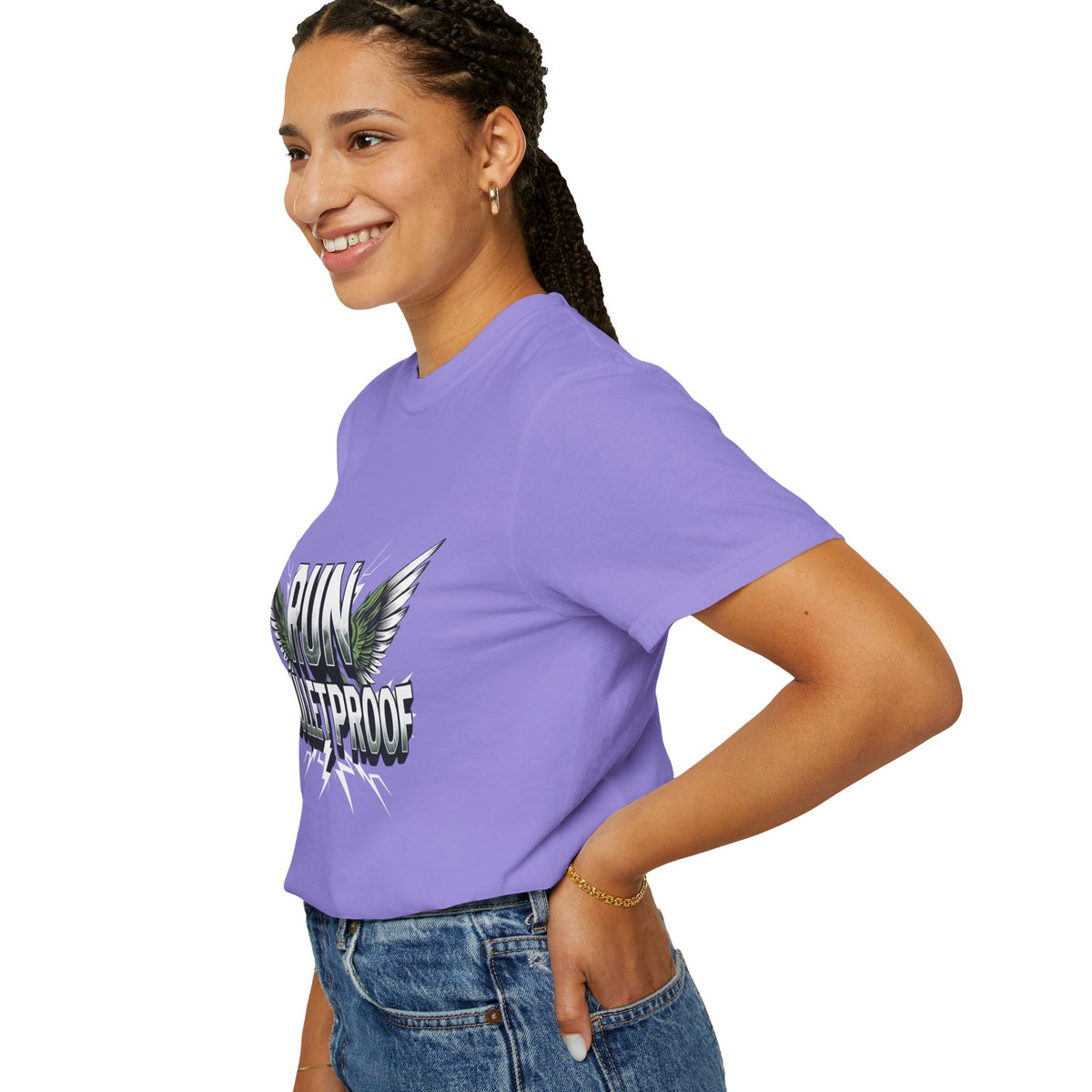 Run Bulletproof T-Shirt — BTS Graphic Fitness Tee