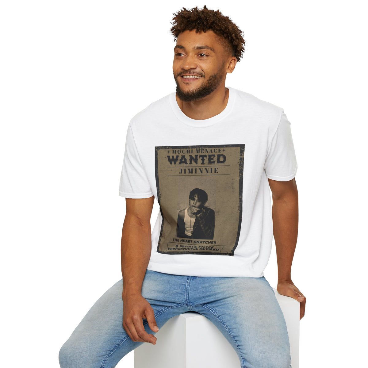 Wanted 'Jimmie' Graphic T‑Shirt — Mochi Menace Vintage Poster Tee
