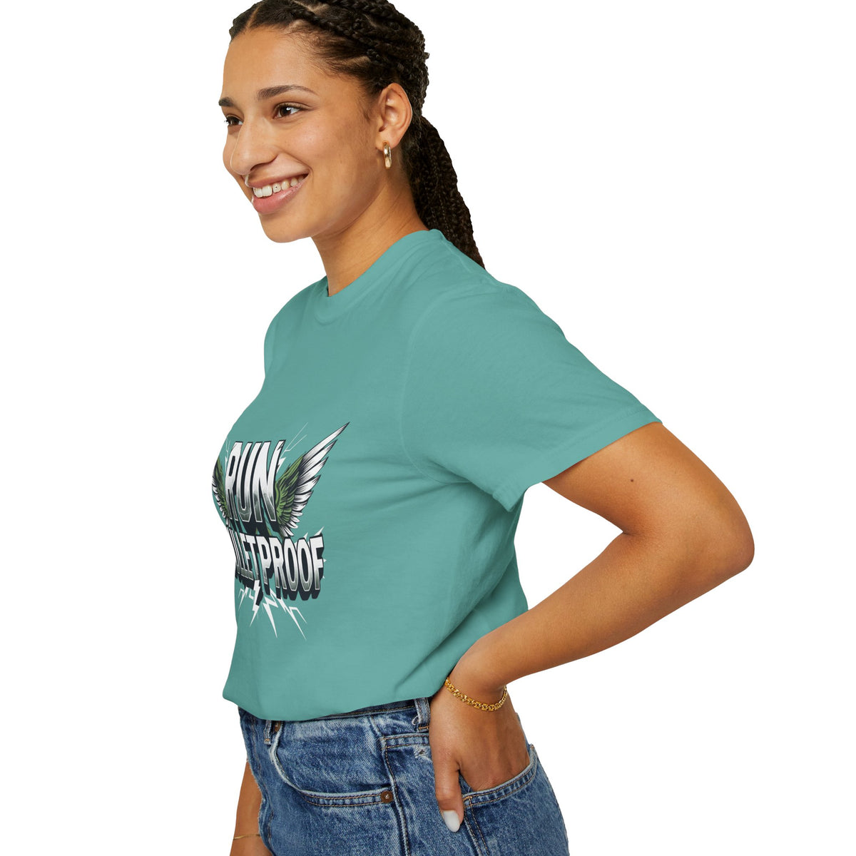 Run Bulletproof T-Shirt — BTS Graphic Fitness Tee