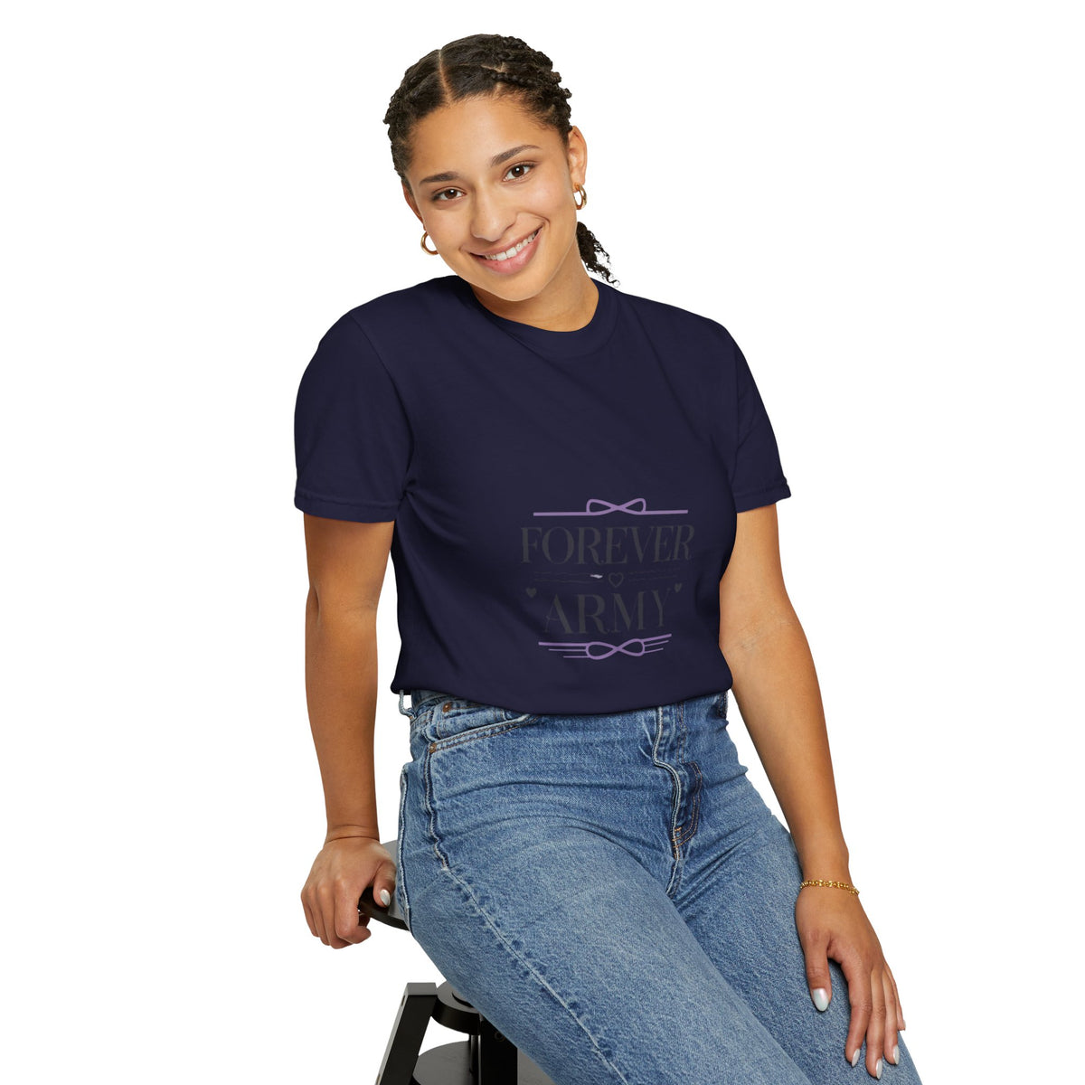T-Shirt — "Forever Army" Graphic Tee (Military Pride Tribute)