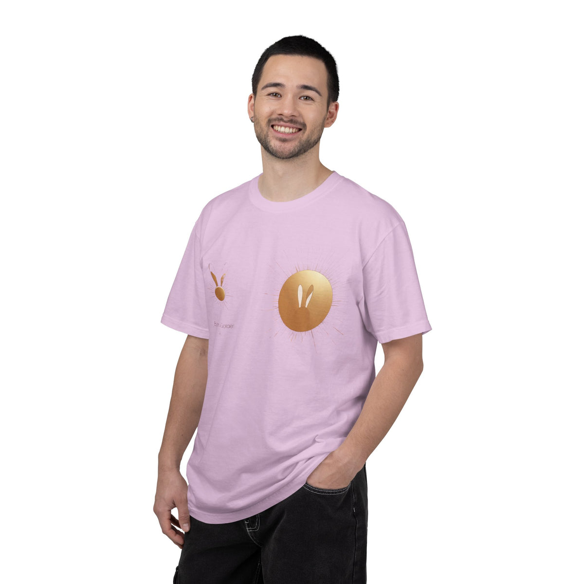 JK Gold Bunny Minimalist T-Shirt