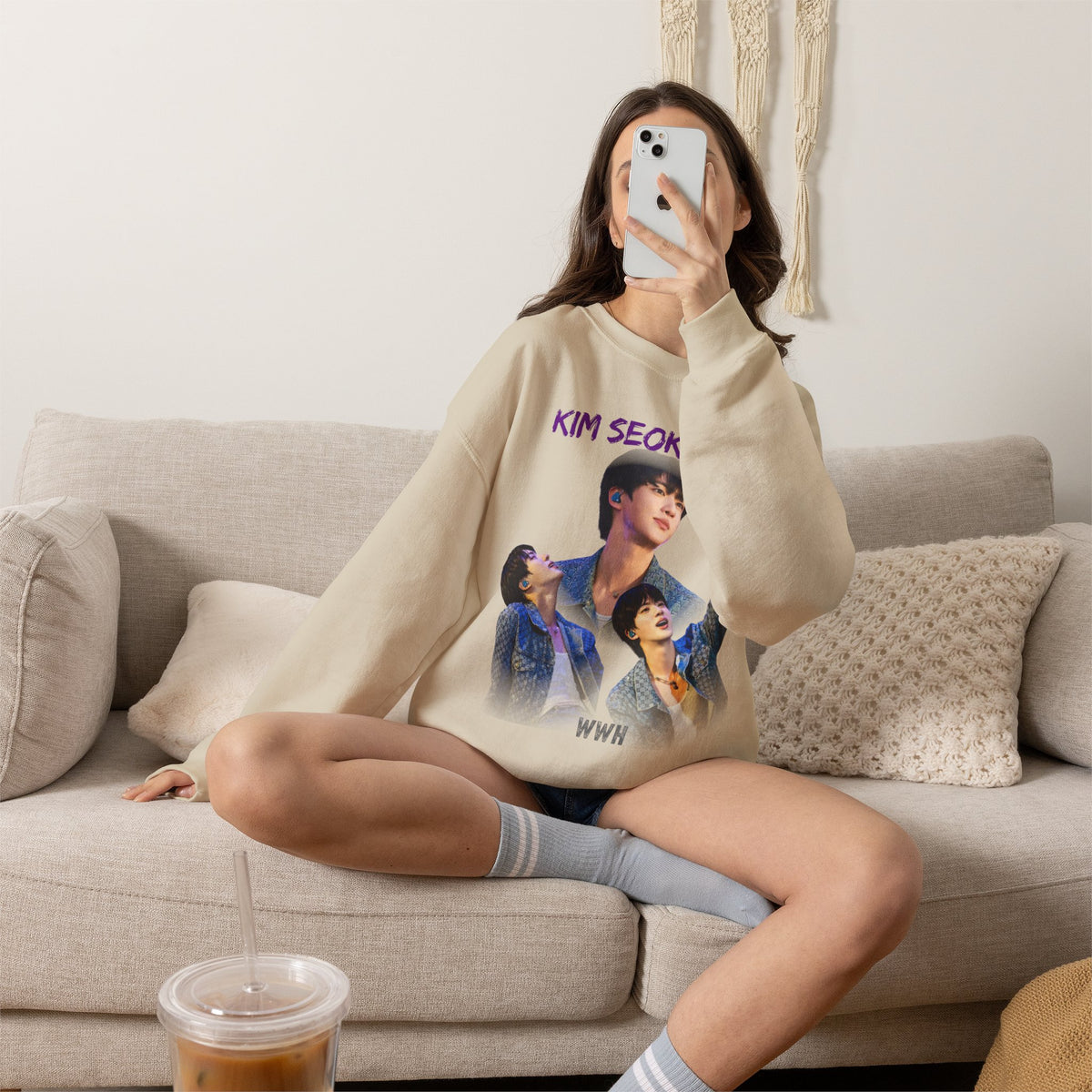 Jin Portrait Crewneck Sweatshirt