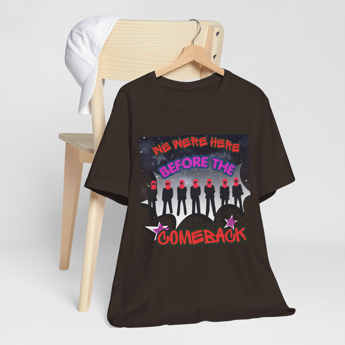 BTS The Comeback T-Shirt – Retro Silhouette Music Tee