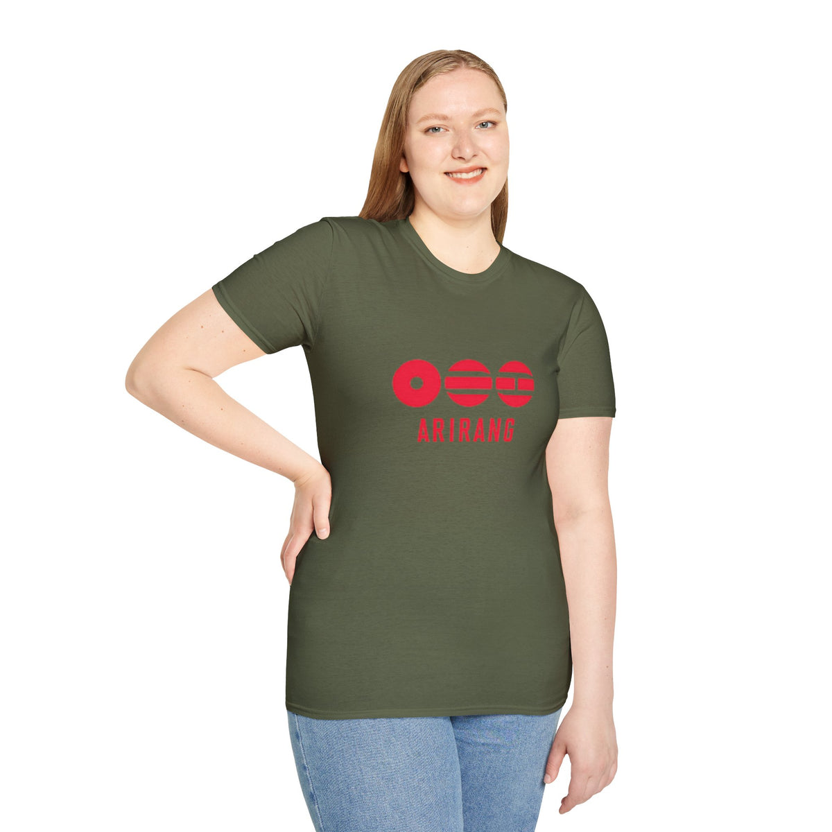 Arirang BTS T-Shirt — Retro Red Logo Tee
