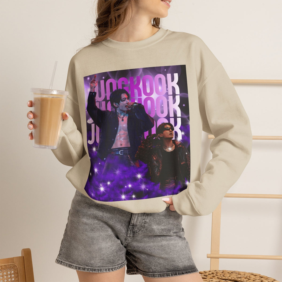 Jungkook 97 Crewneck Sweatshirt — K-Pop Fan Sweatshirt