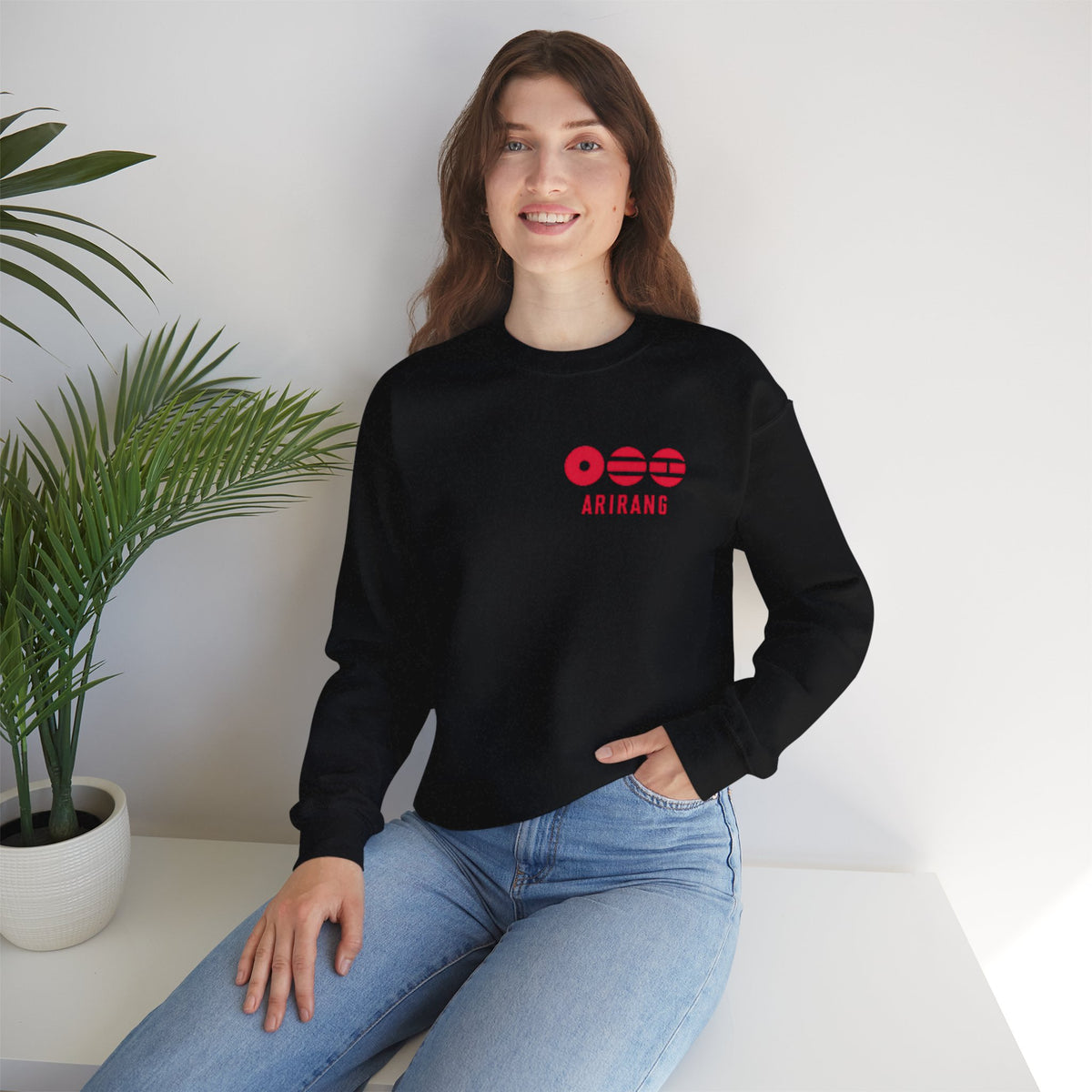 Arirang Minimalist Crewneck Sweatshirt — BTS Music