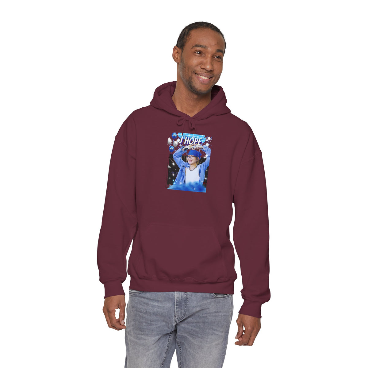 J-Hope 94 Blue Graphic Hoodie