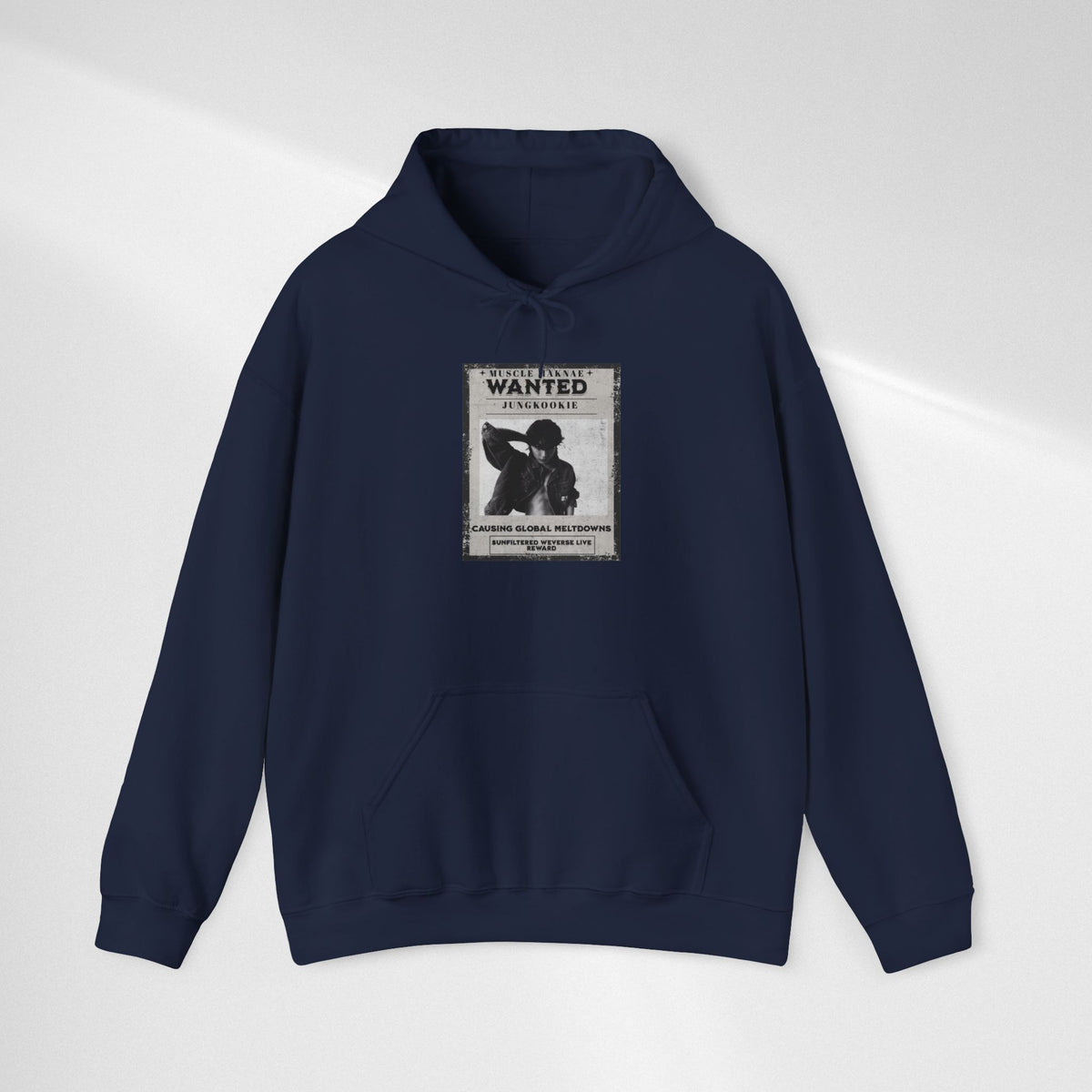 Hoodie - Vintage 'Wanted' Poster Graphic Pullover