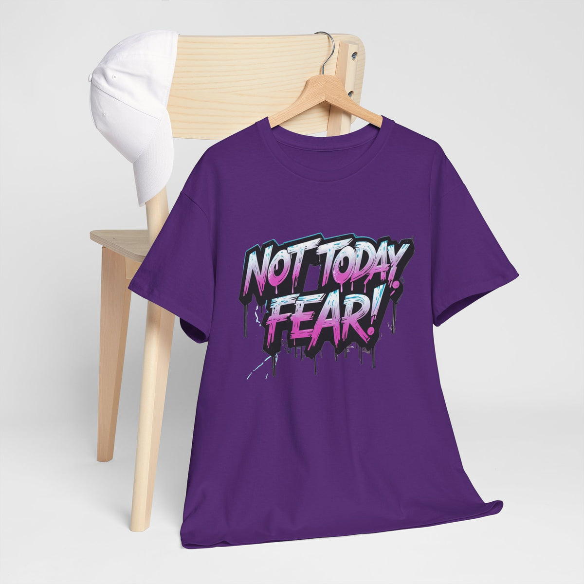 Not Today Fear! Graphic Tee — BTS  Motivational Streetwear