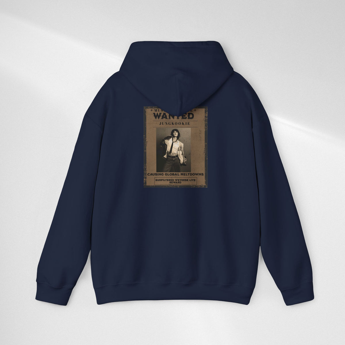 Hoodie - Vintage 'Wanted' Poster Graphic Pullover