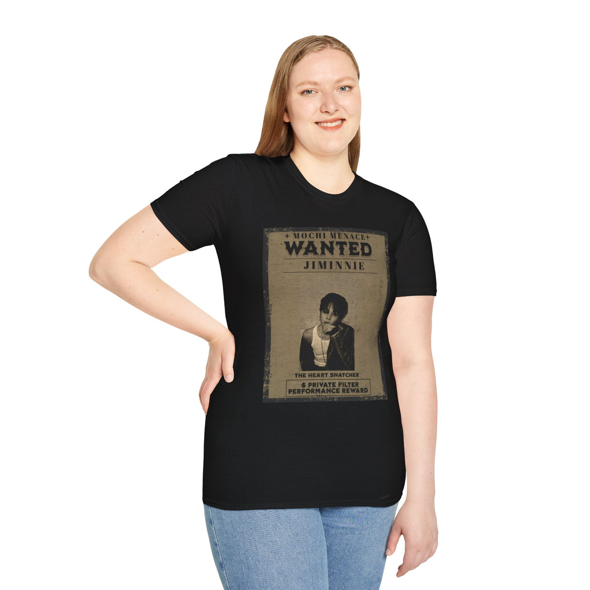 Wanted 'Jimmie' Graphic T‑Shirt — Mochi Menace Vintage Poster Tee