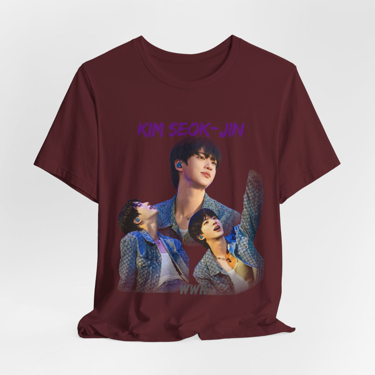 Jin (Kim Seok-jin) Fan Tee — K‑Pop BTS Portrait Graphic T‑Shirt