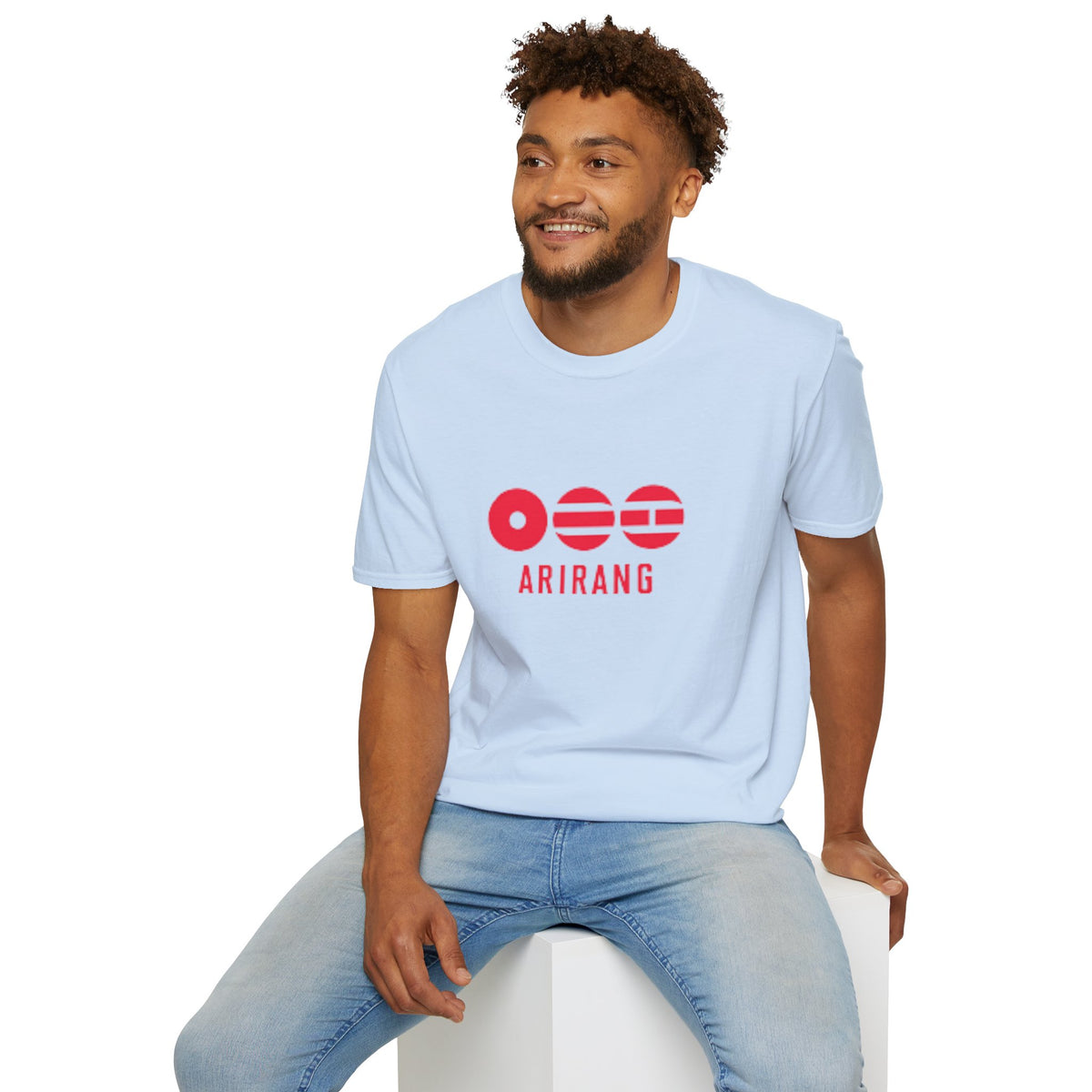 Arirang BTS T-Shirt — Retro Red Logo Tee