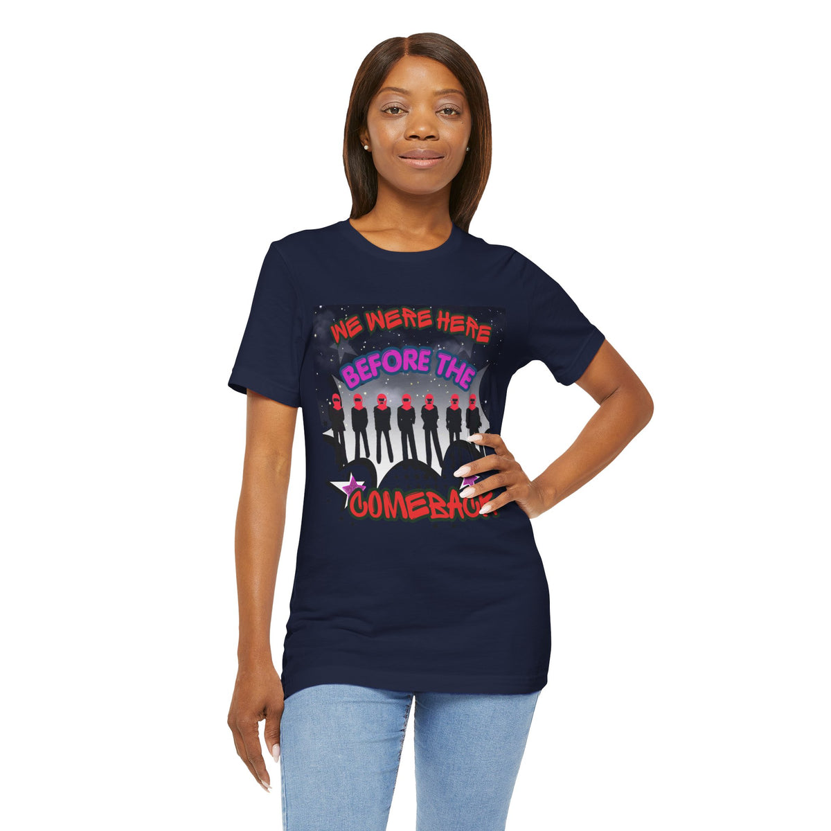 BTS The Comeback T-Shirt – Retro Silhouette Music Tee