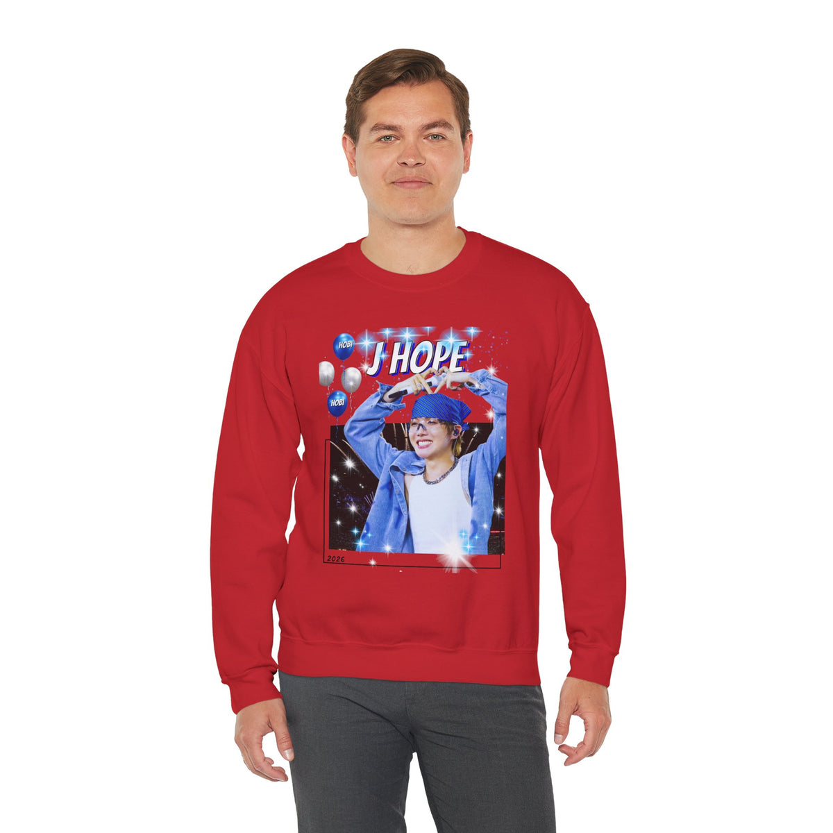 J-Hope 94 Photo Crewneck Sweatshirt — K-Pop BTS Fan Pullover