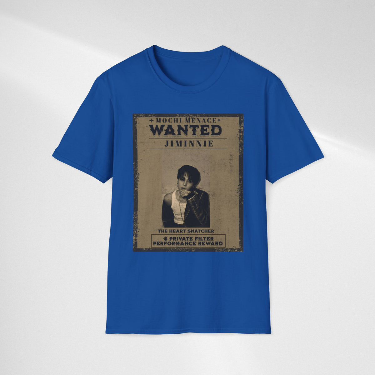 Wanted 'Jimmie' Graphic T‑Shirt — Mochi Menace Vintage Poster Tee