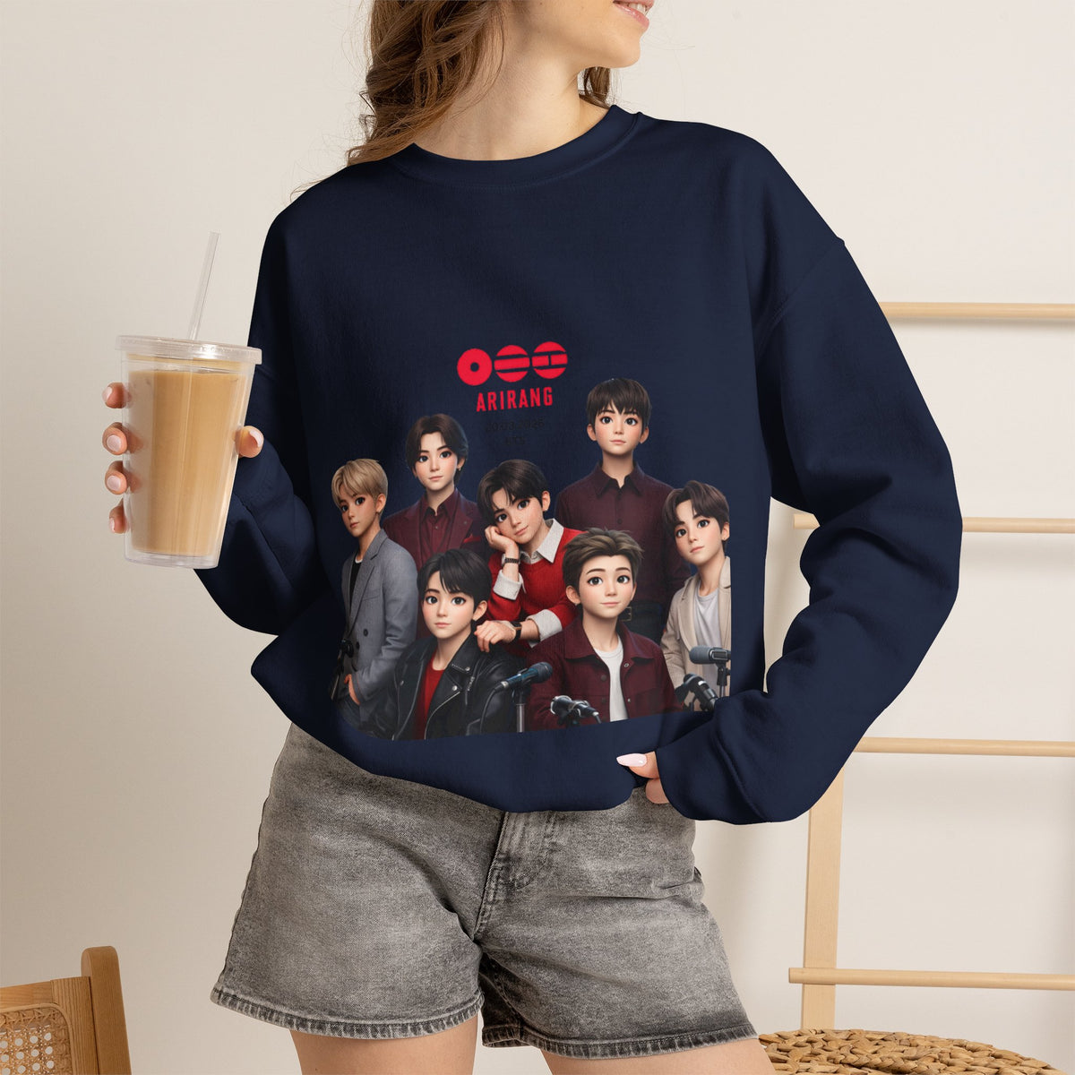 BTS GROUP Photo Crewneck Sweatshirt