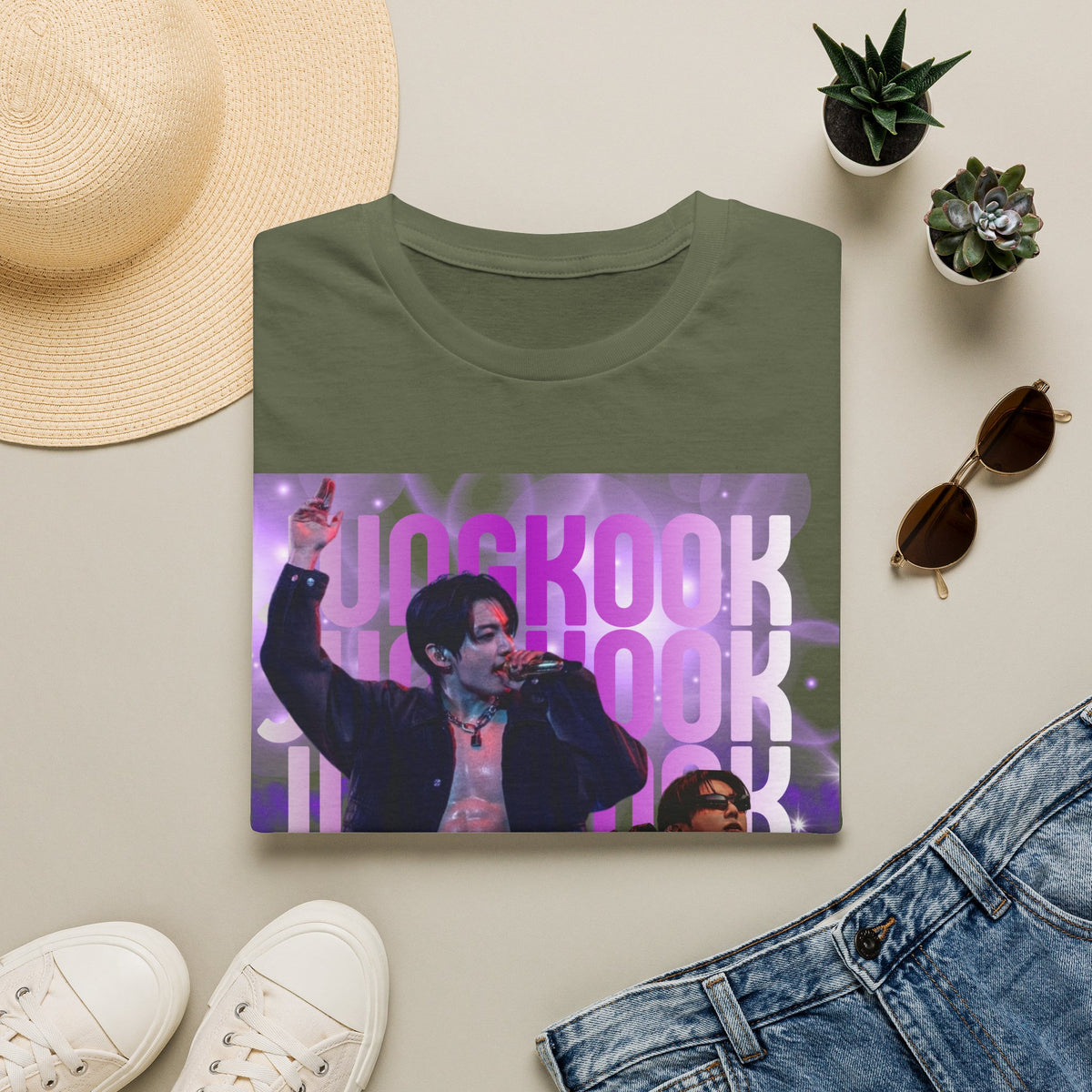 Jungkook 97 Fan Tee — Purple K-Pop BTS T-Shirt