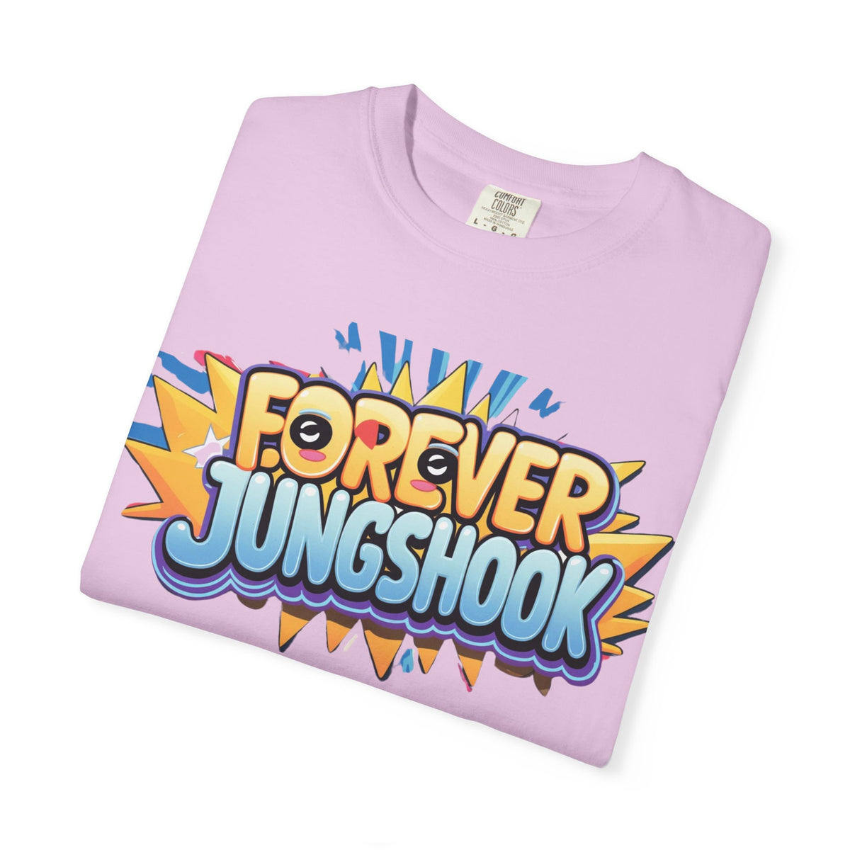 Forever Jungshook T-Shirt — Colorful Fan Graphic Tee