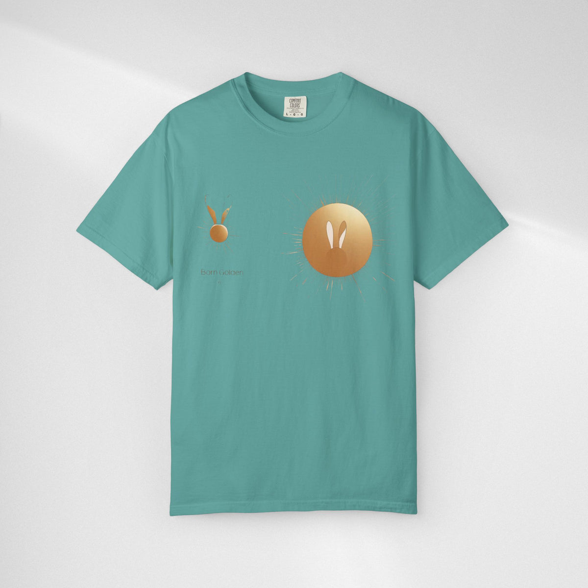 JK Gold Bunny Minimalist T-Shirt