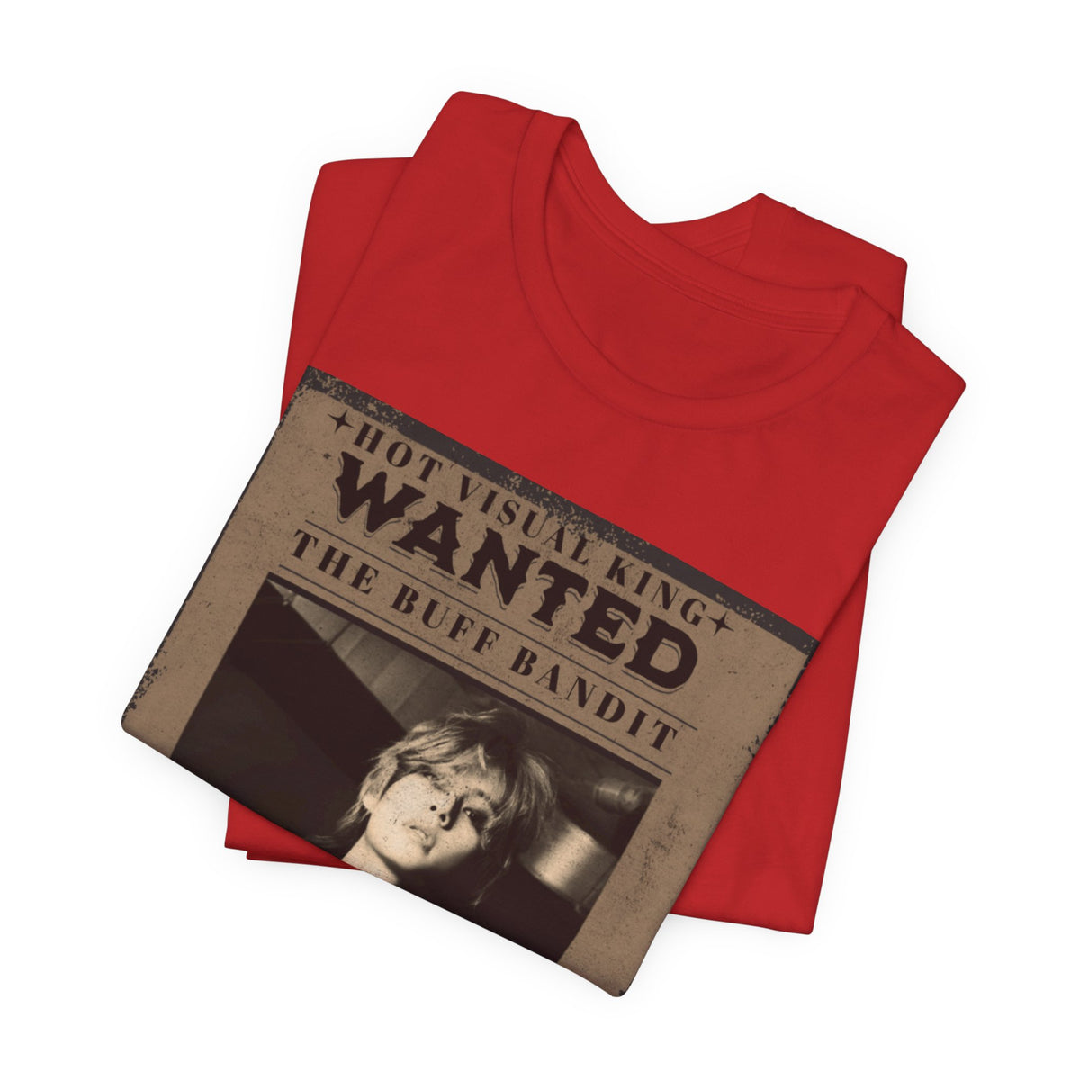 T-Shirt - 'WANTED: The Buff Bandit' Vintage Poster Tee