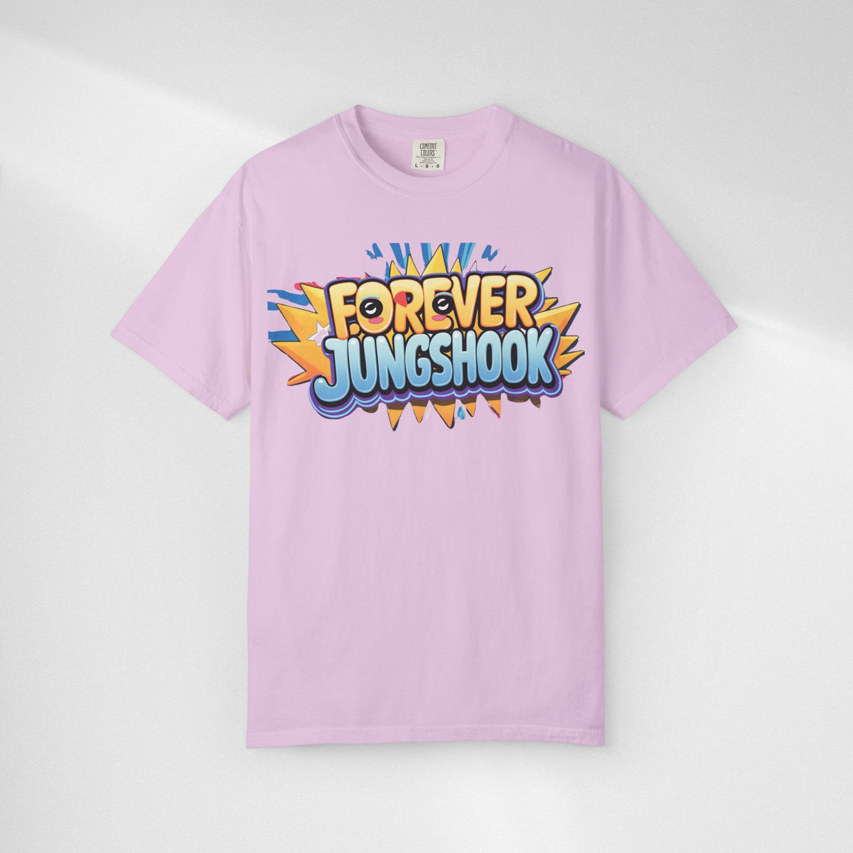Forever Jungshook T-Shirt — Colorful Fan Graphic Tee