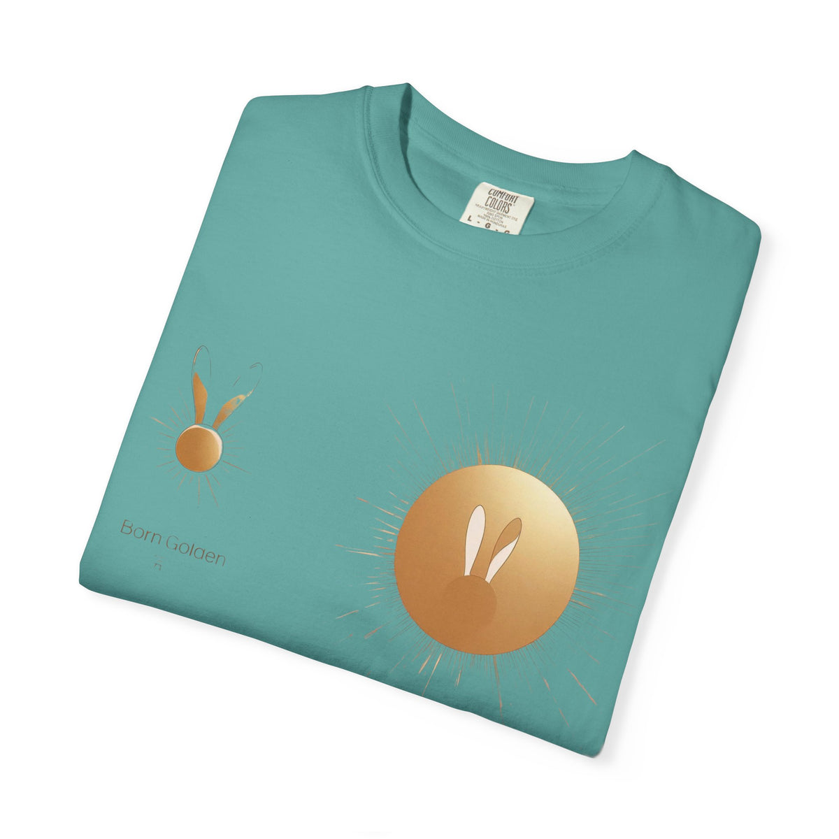JK Gold Bunny Minimalist T-Shirt