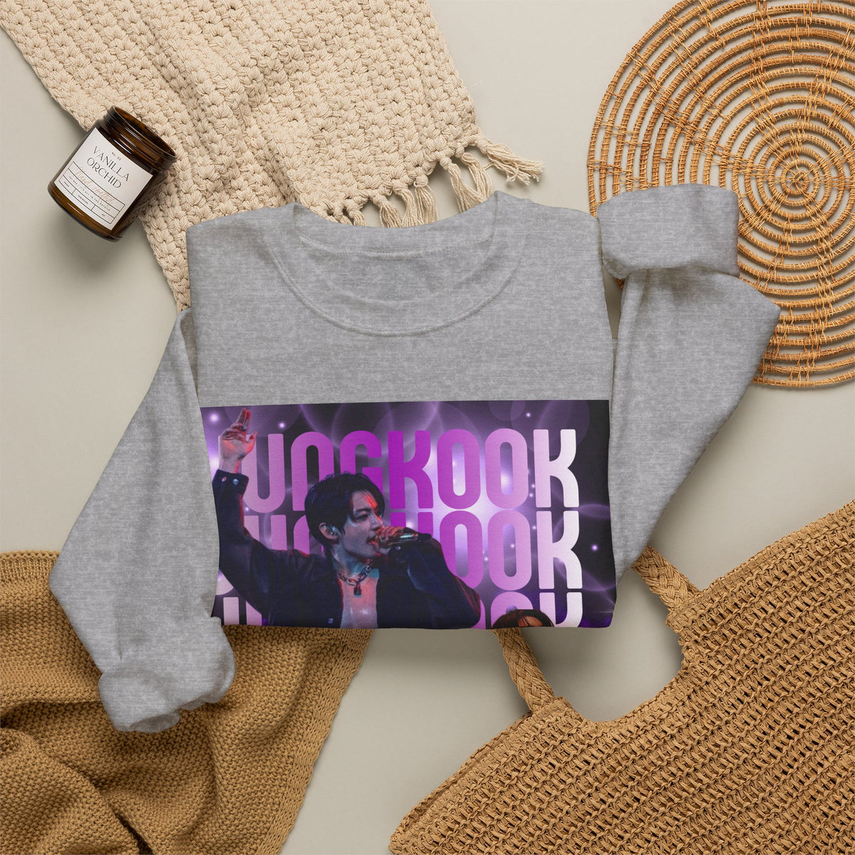 Jungkook 97 Crewneck Sweatshirt — K-Pop Fan Sweatshirt