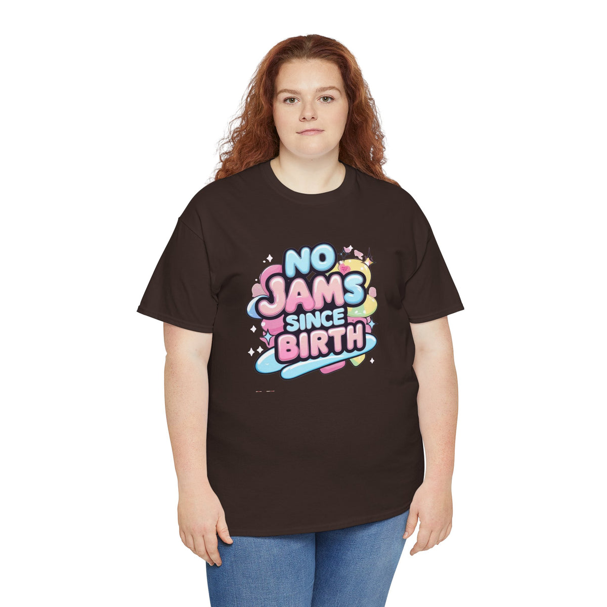 No Jams Since Birth T-Shirt — Cute Pastel Graphic Tee