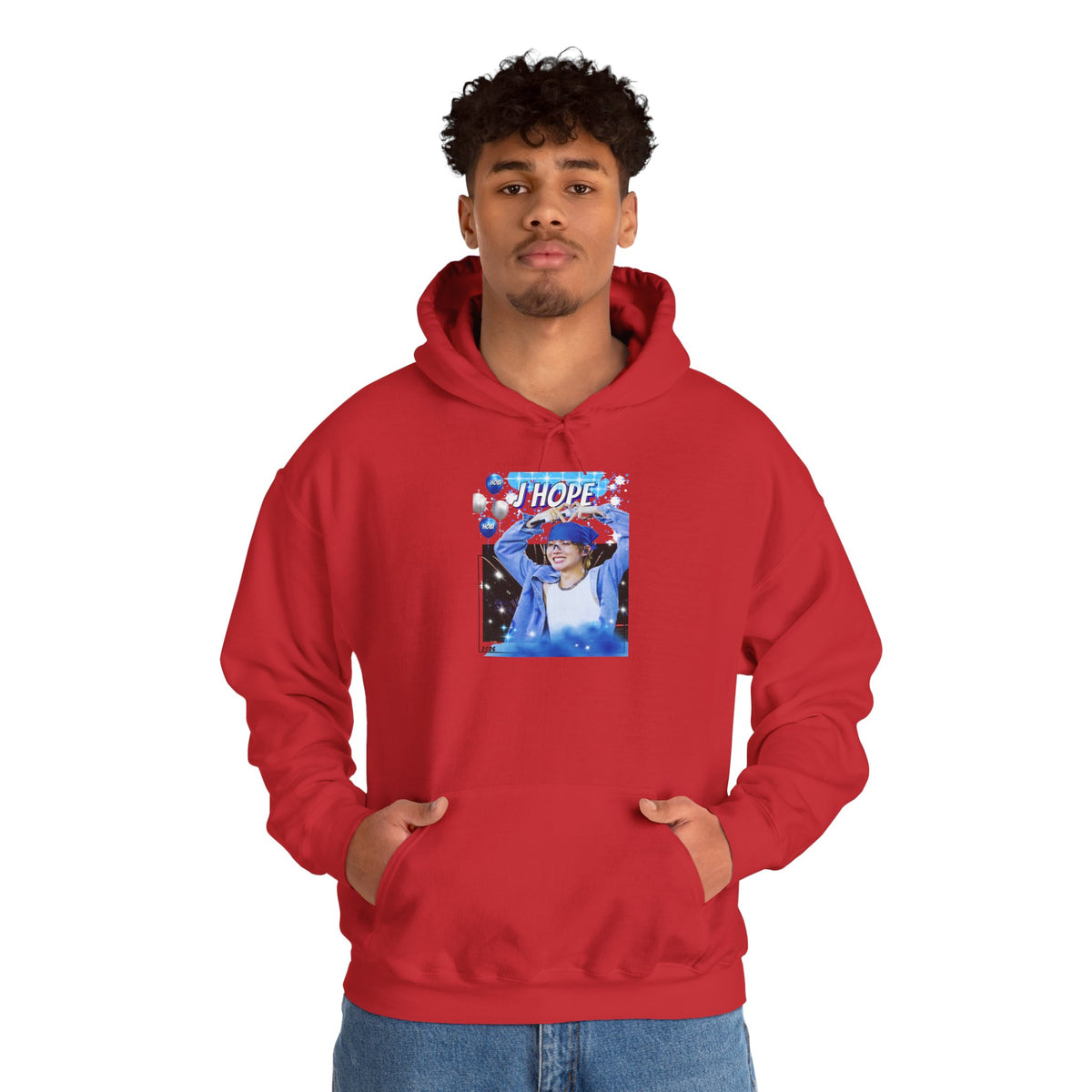 J-Hope 94 Blue Graphic Hoodie
