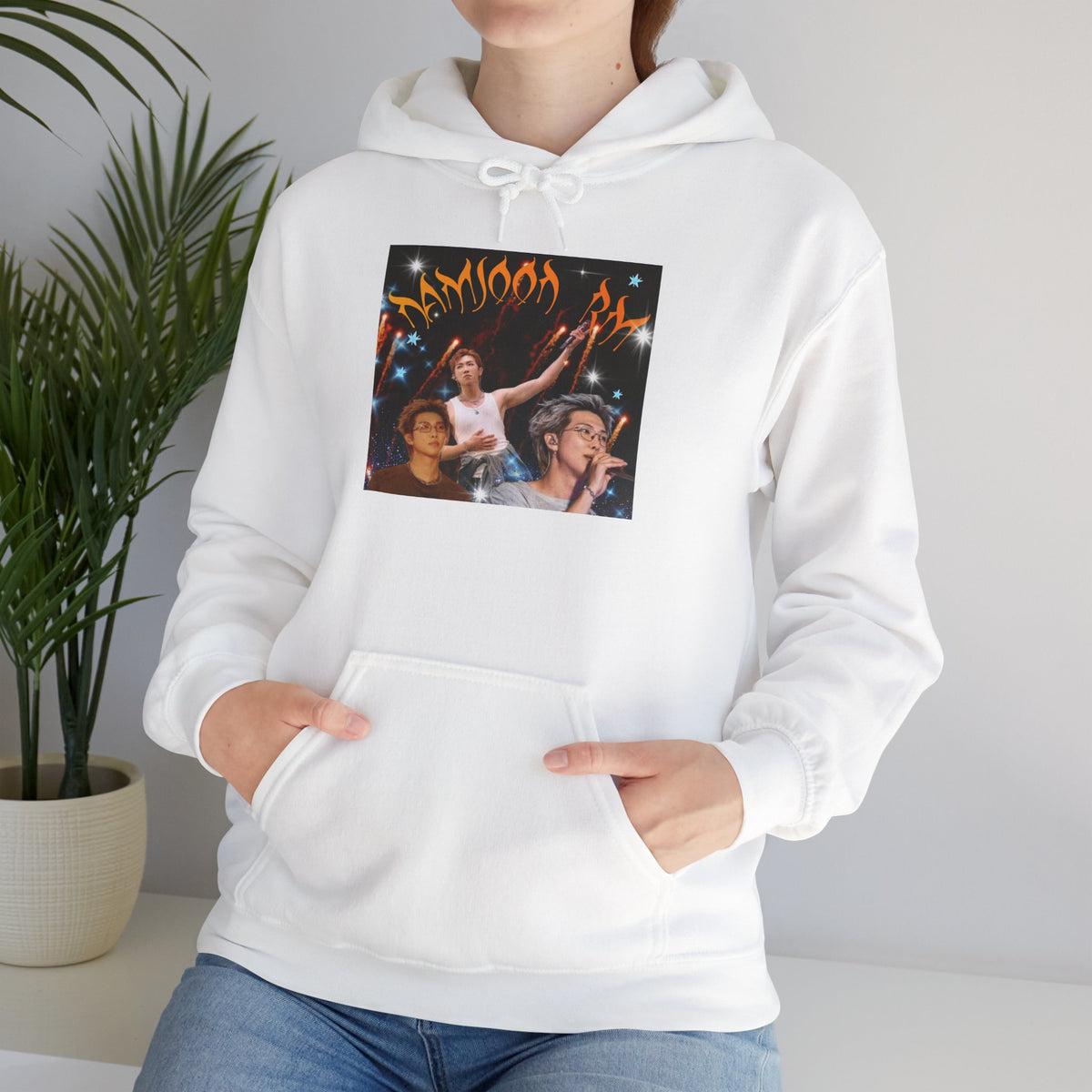 RM Photo Hoodie — Custom Back Number "94" Music Fan Pullover
