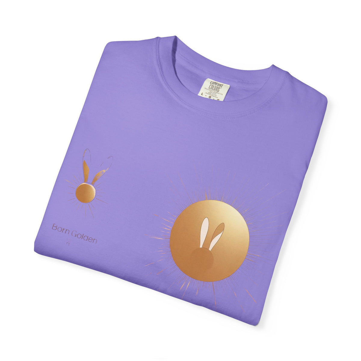 JK Gold Bunny Minimalist T-Shirt