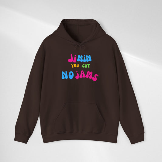Hoodie — "Jimin You Got No Jams" Colorful Fan Graphic Pullover