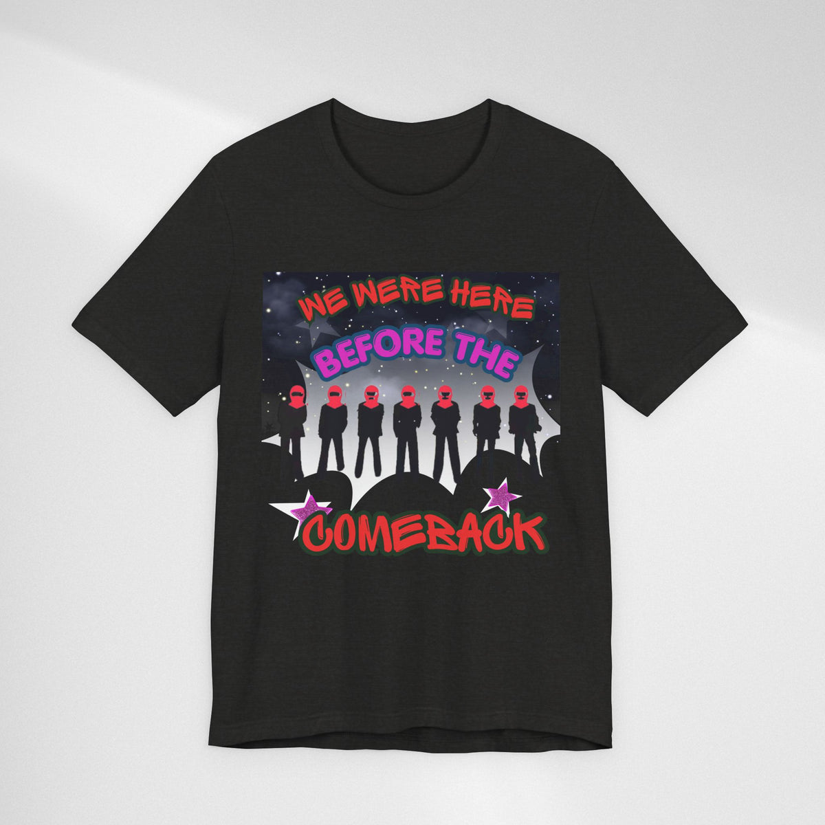 BTS The Comeback T-Shirt – Retro Silhouette Music Tee