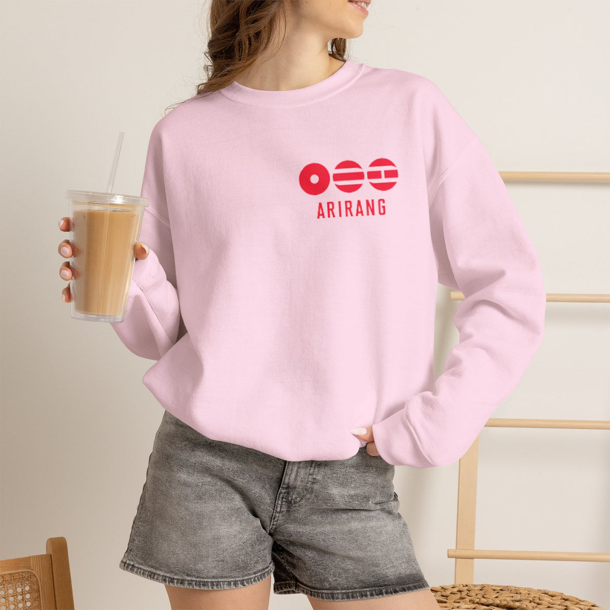 Arirang Minimalist Crewneck Sweatshirt — BTS Music
