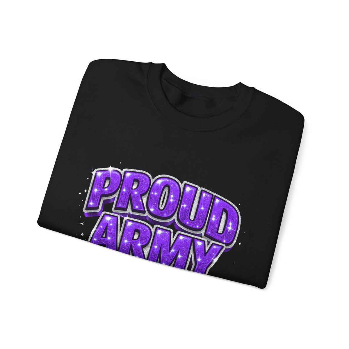 Proud Army Crewneck Sweatshirt — Support Pullover