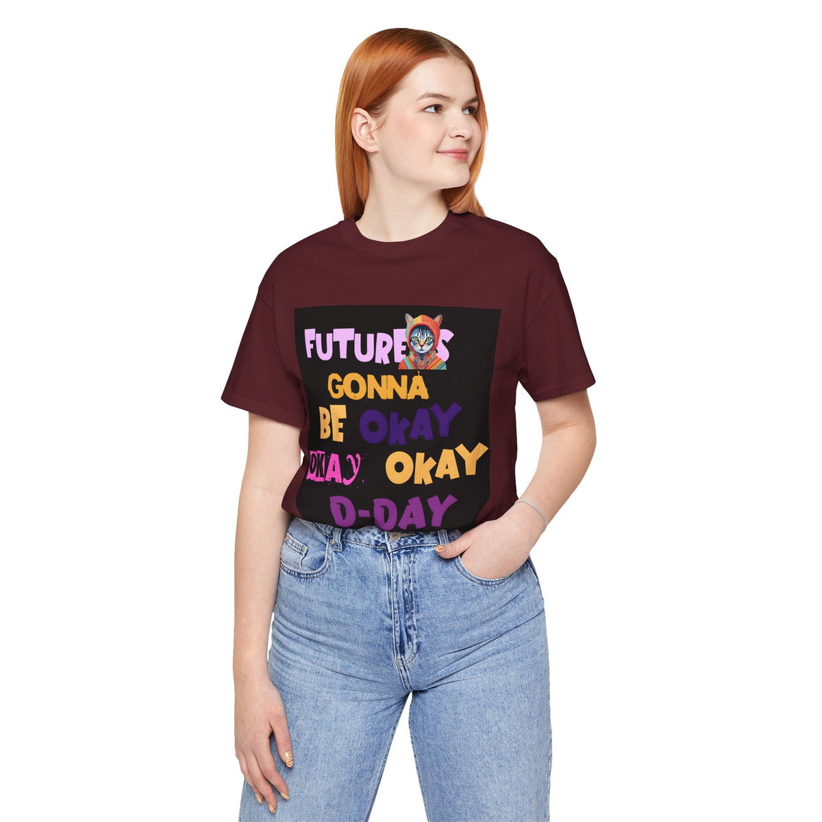 T-Shirt — "Future's Gonna Be Okay" Inspirational Graphic Tee