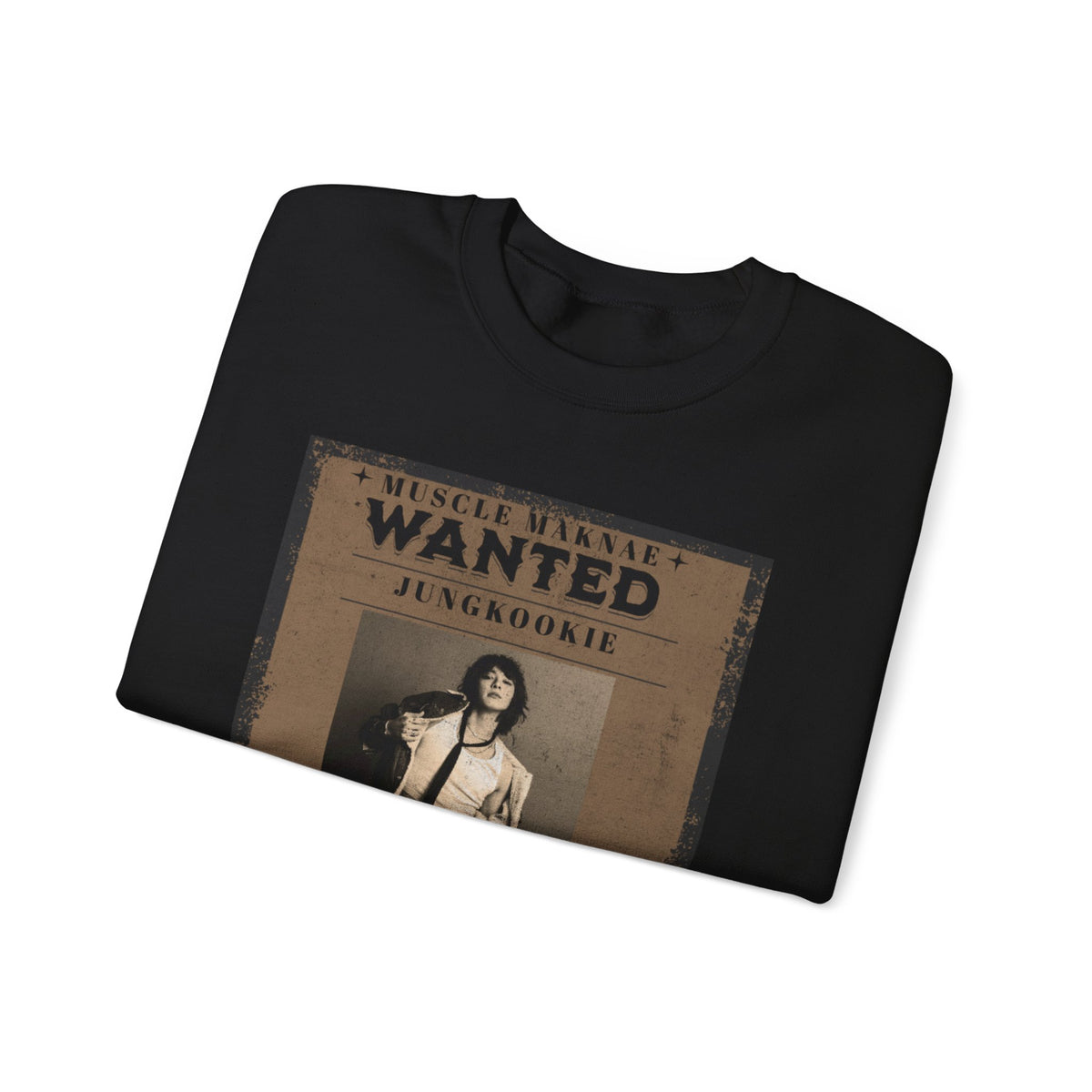 Wanted “Jungkook” Poster Crewneck Sweatshirt