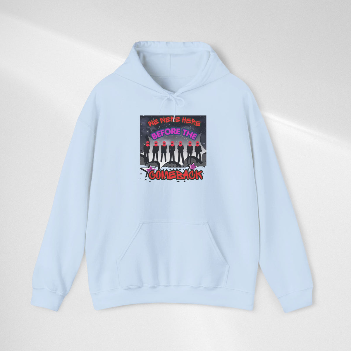 Hoodie — BTS  The Comeback" Retro Space Silhouette Hoodie