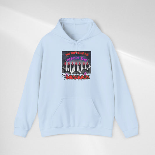 Hoodie — BTS  The Comeback" Retro Space Silhouette Hoodie