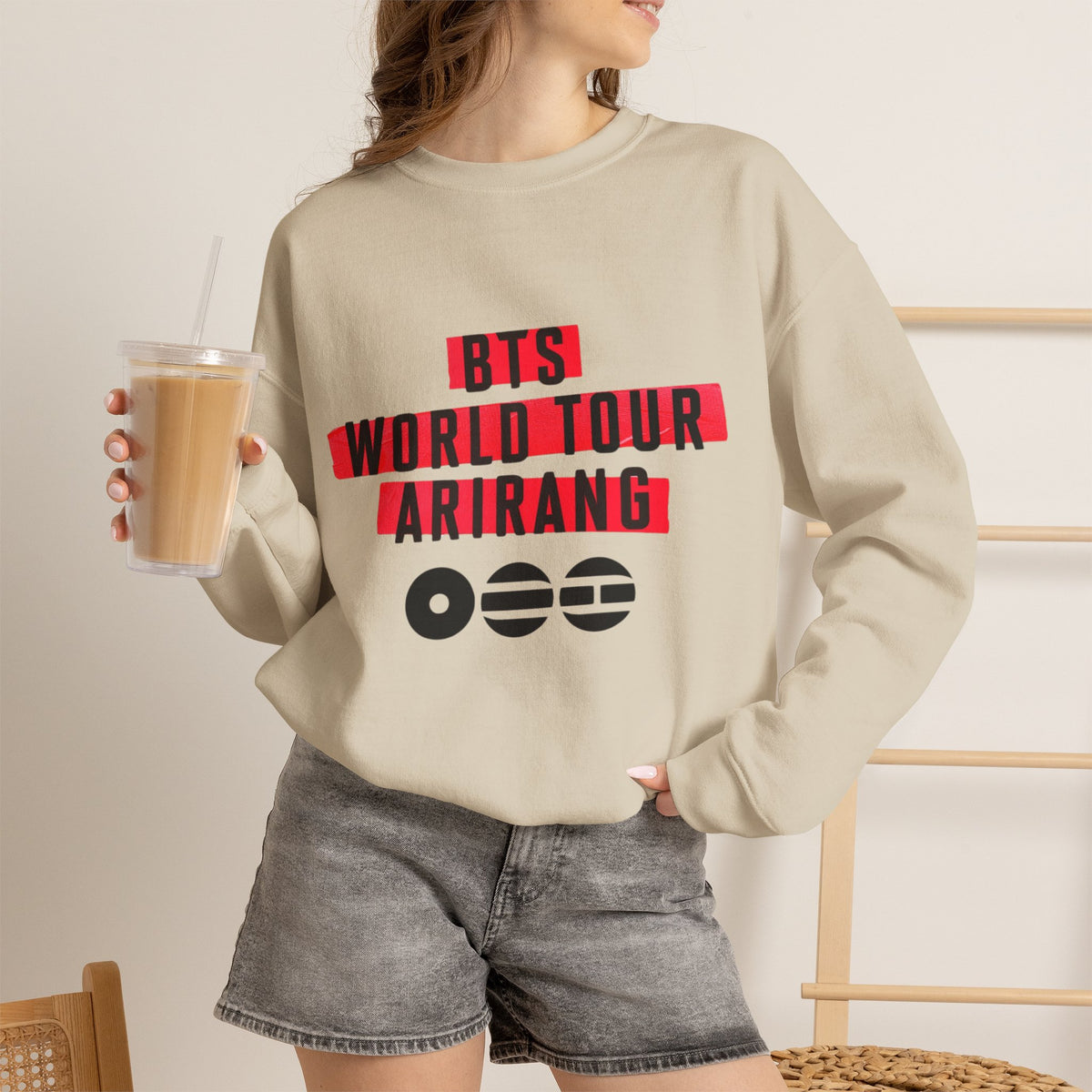 World Tour Arirang Crewneck Sweatshirt — BTS Concert Tour Pullover
