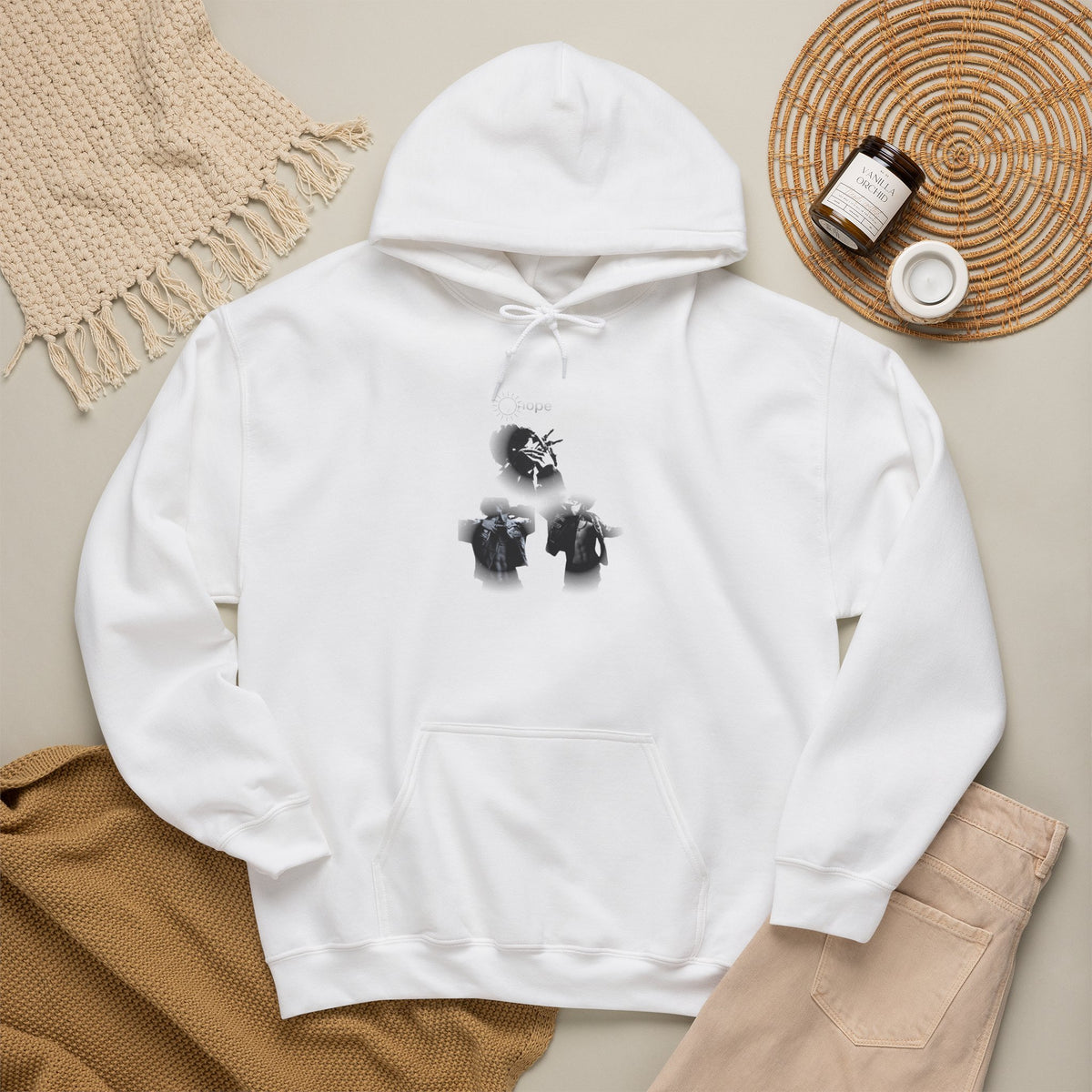 JHOPE Hoodie - Vintage Film Noir Photographer Graphic Hoodie