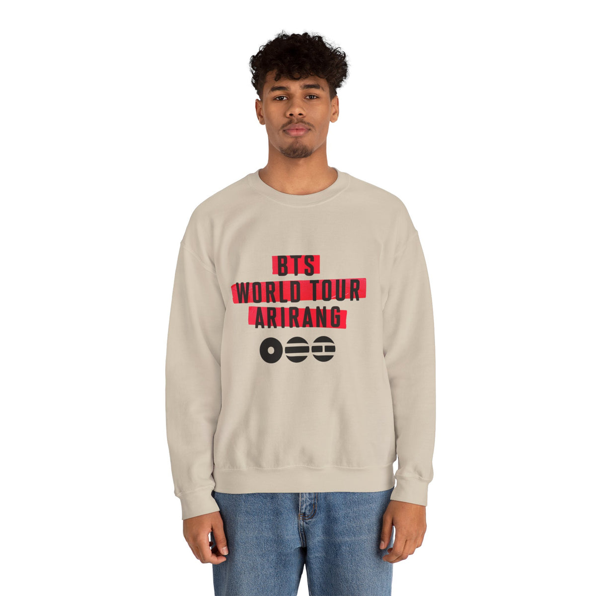 World Tour Arirang Crewneck Sweatshirt — BTS Concert Tour Pullover