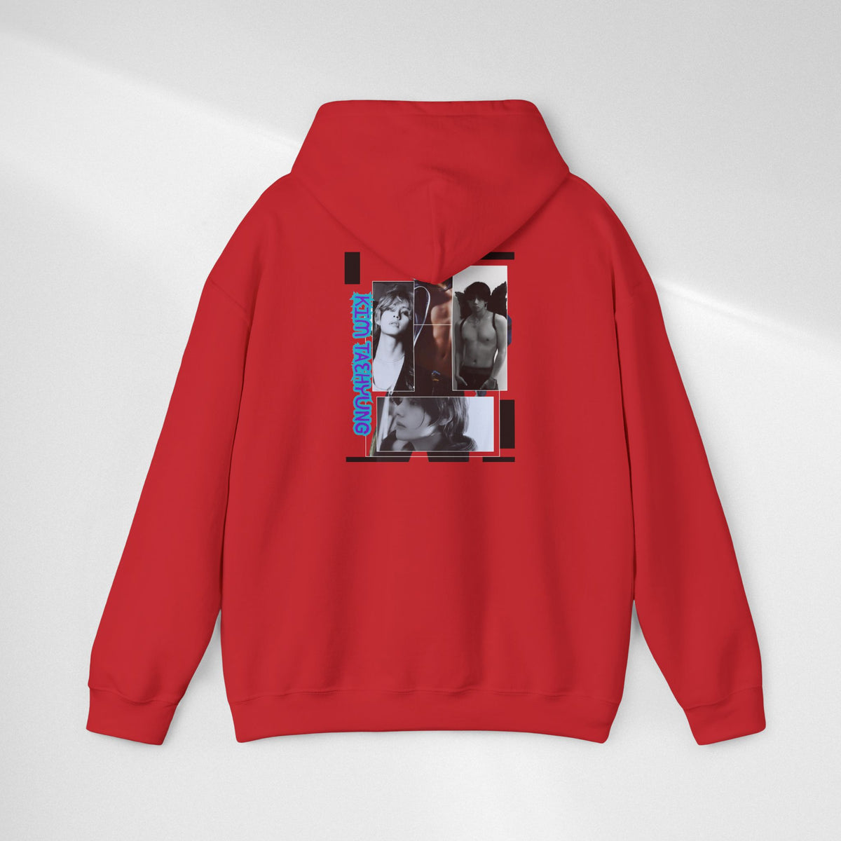 Graphic Hoodie — Photo Collage Streetwear "KIM TAEHYUNG"